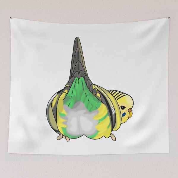 Item preview, Sassy Budgie Parakeet Butt designed and sold by Koalaslifestyle.