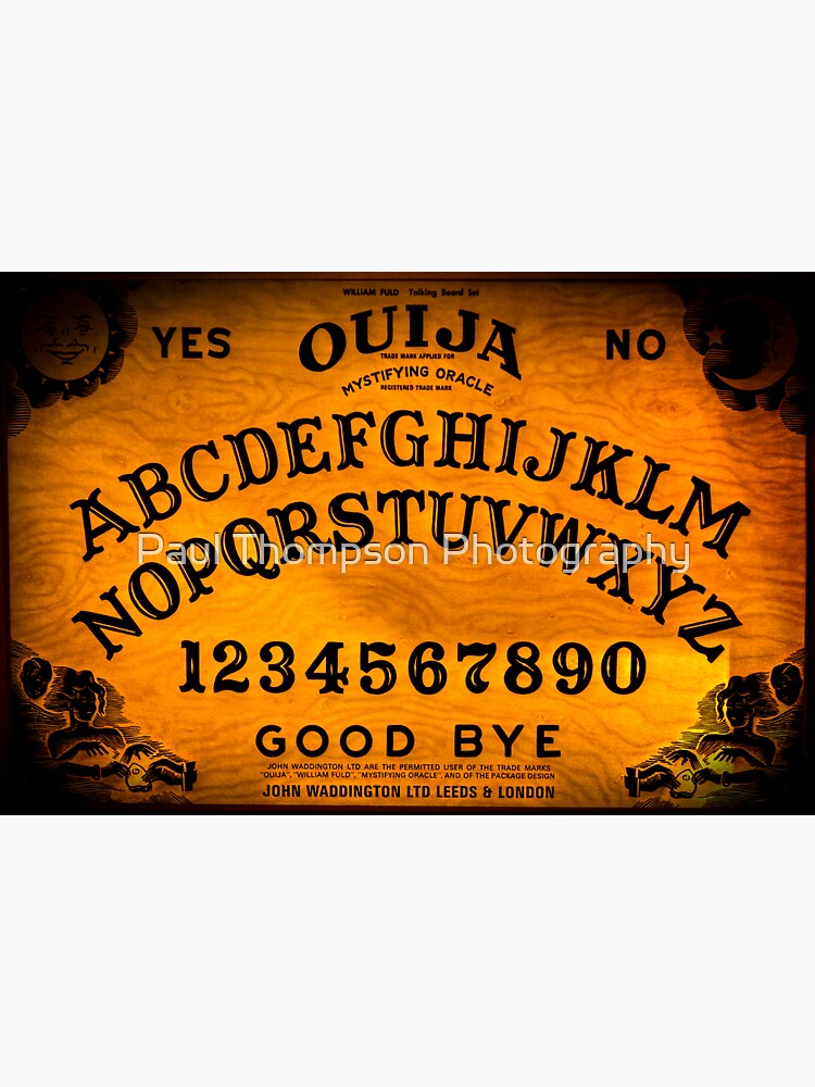 Ouija Board Summon The Past Sticker For Sale By Tommysphotos Redbubble