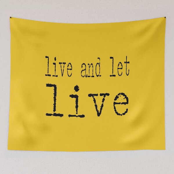 Item preview, live and let live designed and sold by ocorvo.