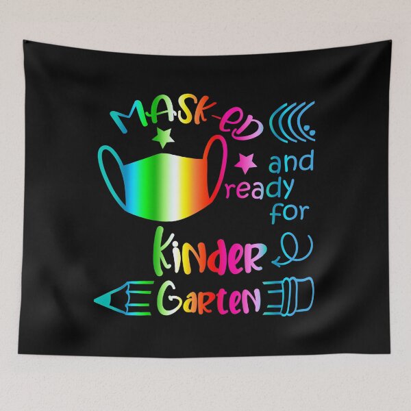 Item preview, Masked And Ready For Kindergarten designed and sold by yacine12353.