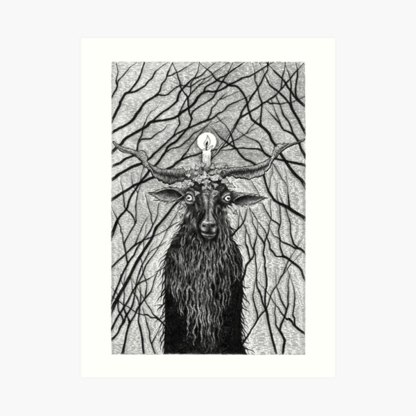 The Old Goat God Art Print