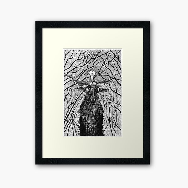Vista previa del artículo con la obra «El viejo dios de la cabra», diseñado y vendido por TroyBooks.