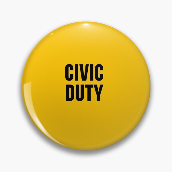Item preview, Civic Duty Face Masks - Yellow Civic Duty designed and sold by ravishdesigns.