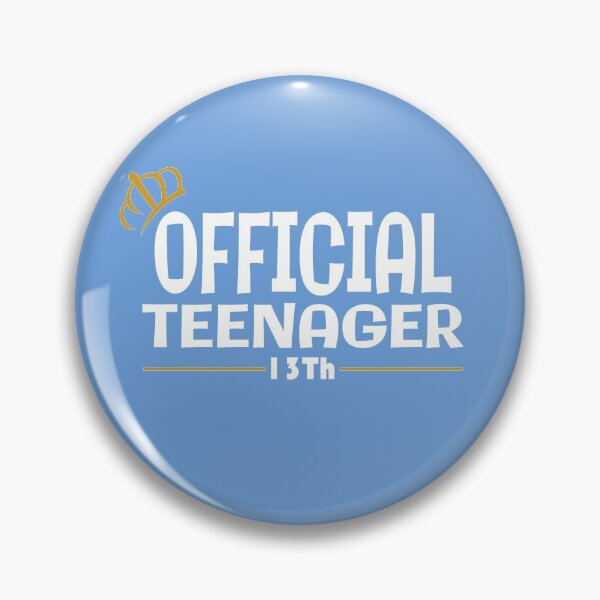Aperçu de l'œuvre Adolescent officiel 13e - Couronne de garçon créée et vendue par MyLifeStyleShop.