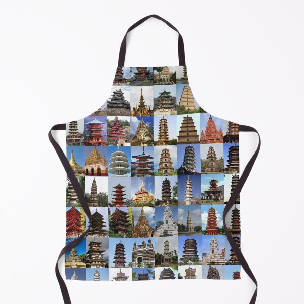 Item preview, Pagodas designed and sold by Montage-Madness.