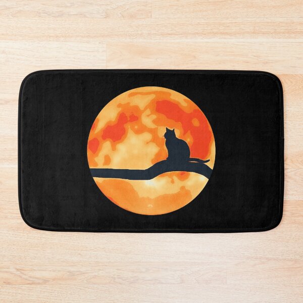 Item preview, Simple Retro Sunset Cat : Vintage Illustration Shadowed Landscape designed and sold by Medmac's Designs.