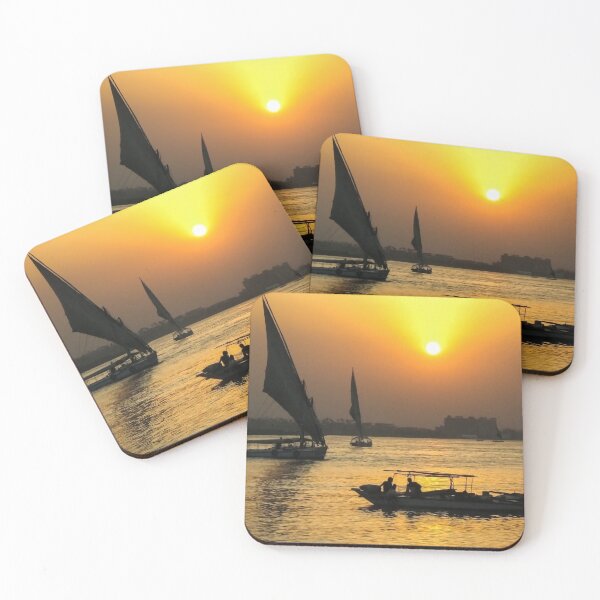 Item preview, Sunset and Felucca on the Nile at Cairo designed and sold by Tom Carpenter.