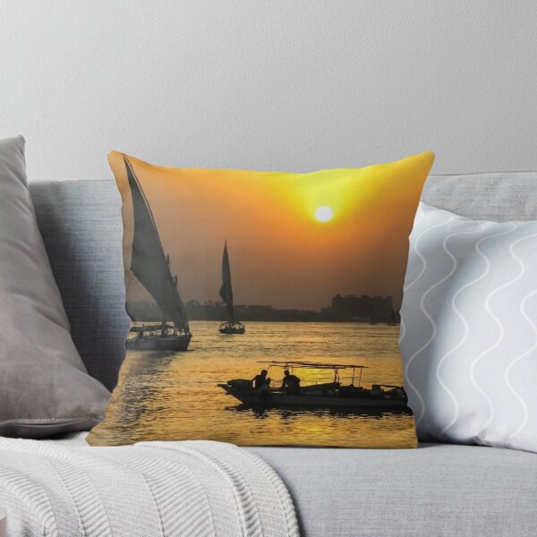 Item preview, Sunset and Felucca on the Nile at Cairo designed and sold by Tom Carpenter.