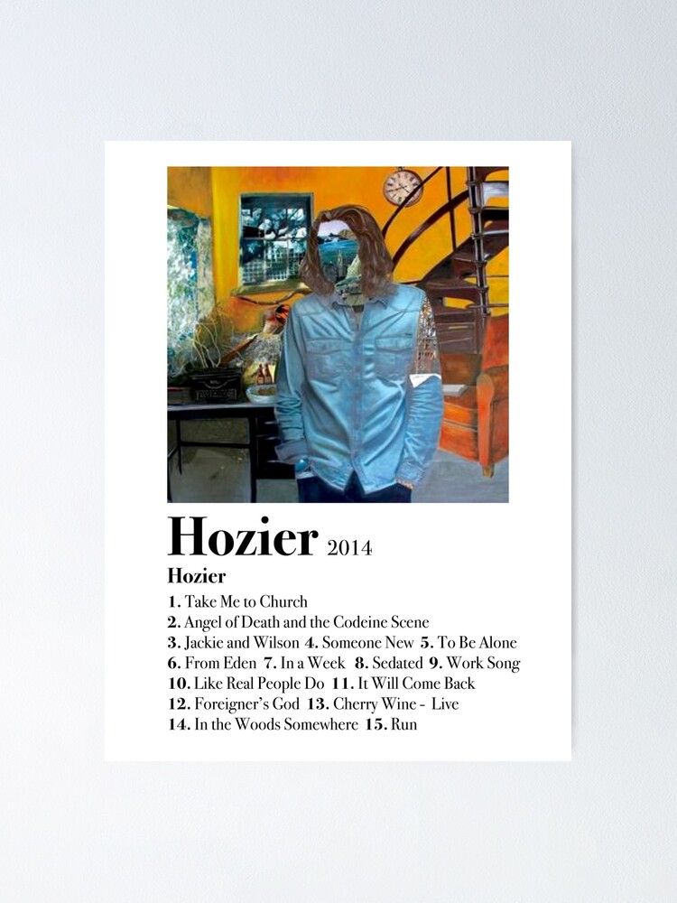 Sweat à capuche épais for Sale avec l'œuvre « Hozier » de l