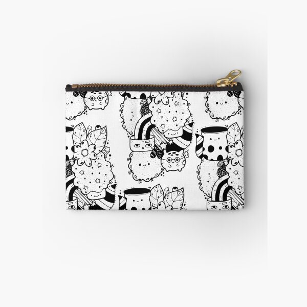 Item preview, Cute Doodle Faces, Flowers and Rainbow designed and sold by MandalaApparel.