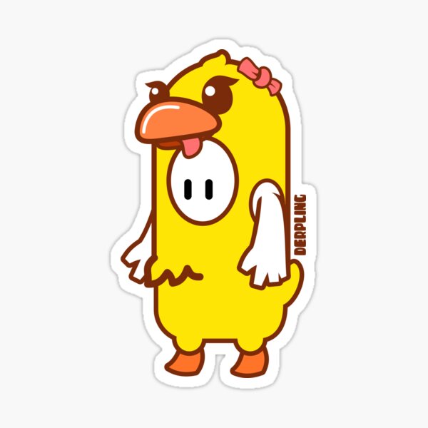 Fallguy Stickers Redbubble - derplings roblox