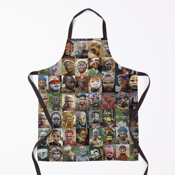 Item preview, African Painted Faces designed and sold by Montage-Madness.