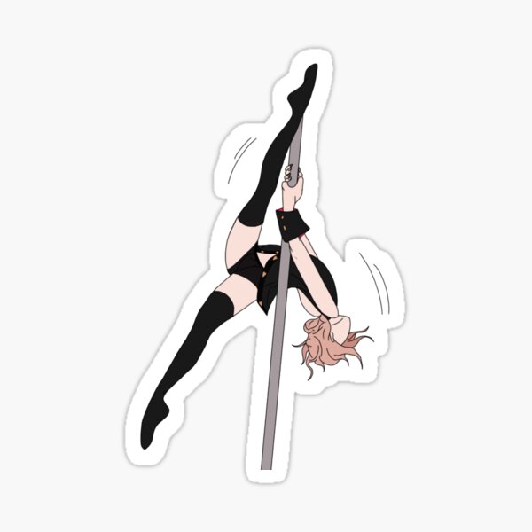Pole Dancin’ Asmodeus Sticker