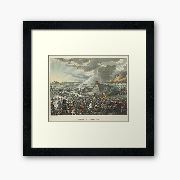 Aperçu de l'œuvre La bataille de Waterloo - La Haye Sainte & Hougoumont créée et vendue par WizardsWorld.