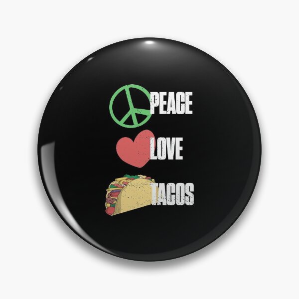 Item preview, Peace Love Tacos Funny Sarcastic Distressed  designed and sold by artworkbyrihen.