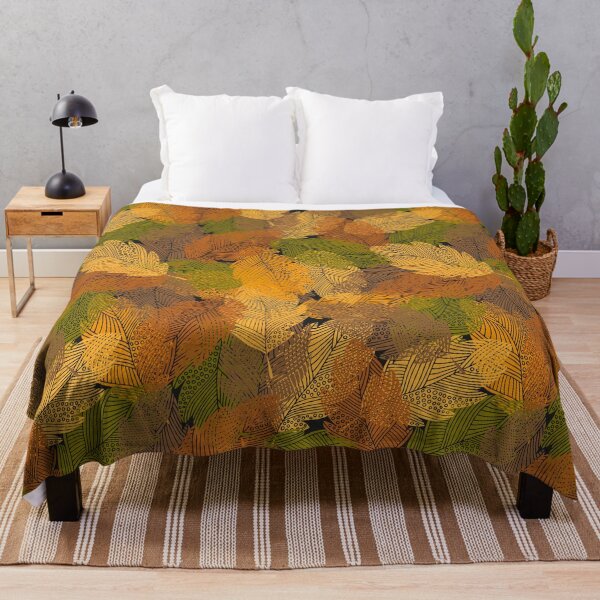 Item preview, falls leaves seamless pattern designed and sold by Milllla.