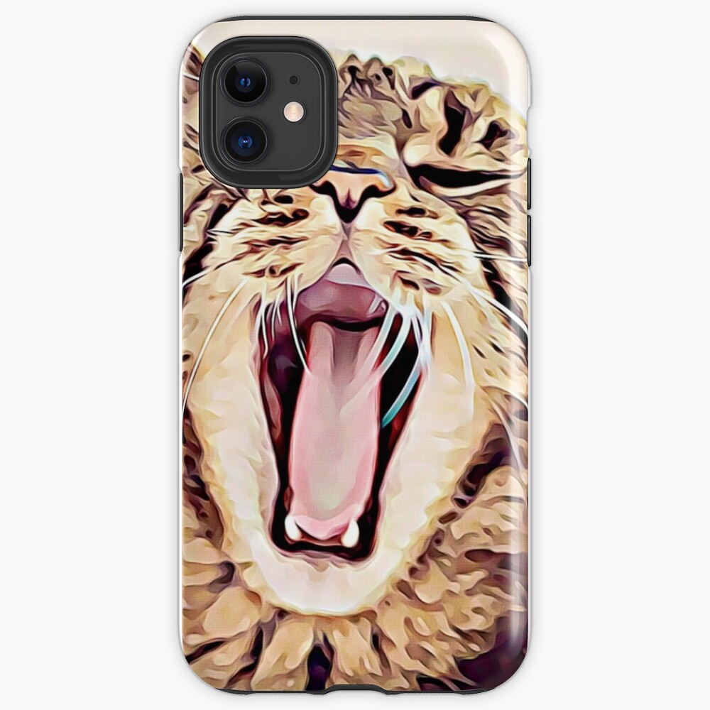 Wild Thing Tabby Cat Art iPhone Case & Cover