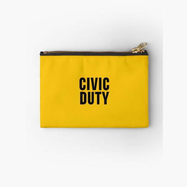 Item preview, Civic Duty Face Masks - Large Print Yellow Civic Duty designed and sold by ravishdesigns.