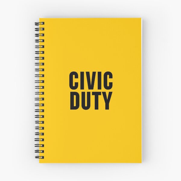 Item preview, Civic Duty Face Masks - Large Print Yellow Civic Duty designed and sold by ravishdesigns.