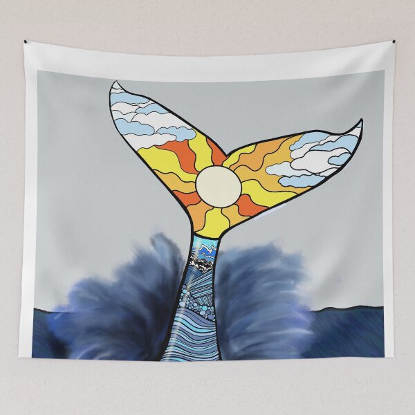 Item preview, Whale tail doodle  designed and sold by JMVisuals28.