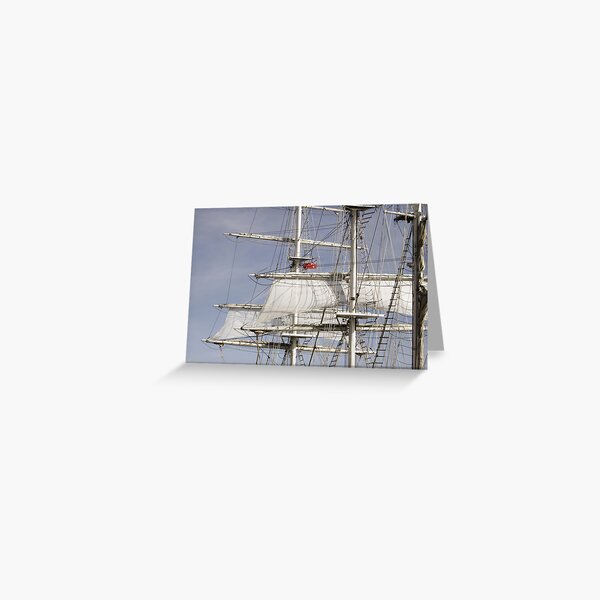 White Sails Greeting Card