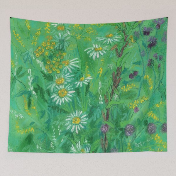 Item preview, July Wildflowers, Meadow Flowers, Summer Floral, Soft Pastels designed and sold by Julia Khoroshikh.