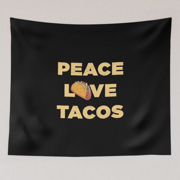 Item preview, Peace Love Tacos Funny Sarcastic Distressed  designed and sold by artworkbyrihen.