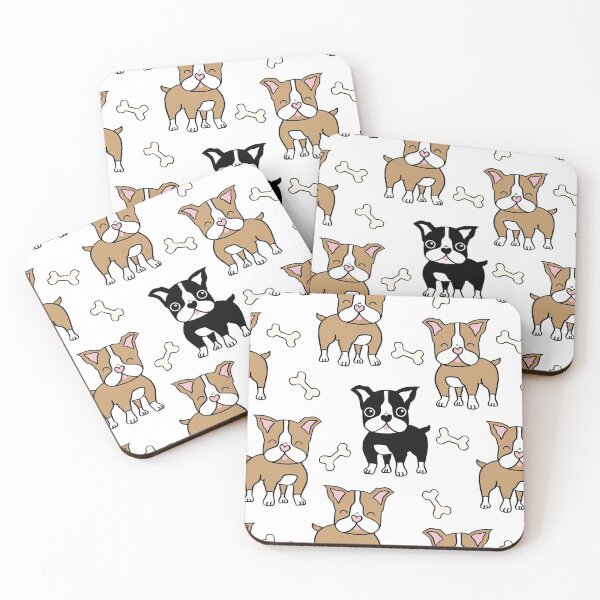 Item preview, Cute Boston Terrier Dog White designed and sold by ohboeys.
