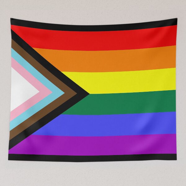 Item preview, Progress Pride Large Flag Print  designed and sold by SimplyPride.