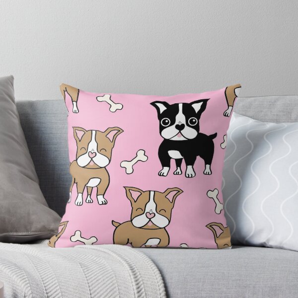 Item preview, Cute Boston Terrier Dog Pink designed and sold by ohboeys.