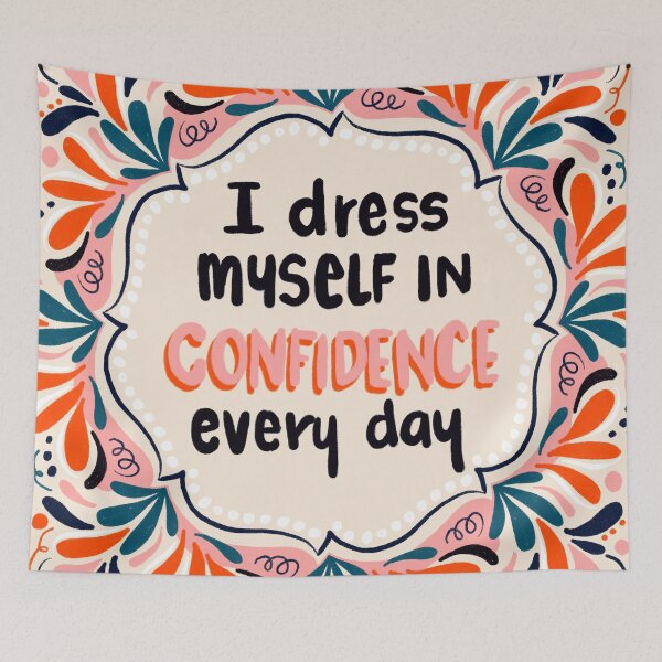 Item preview, I wear confidence every day (warm) designed and sold by printmesomecolo.