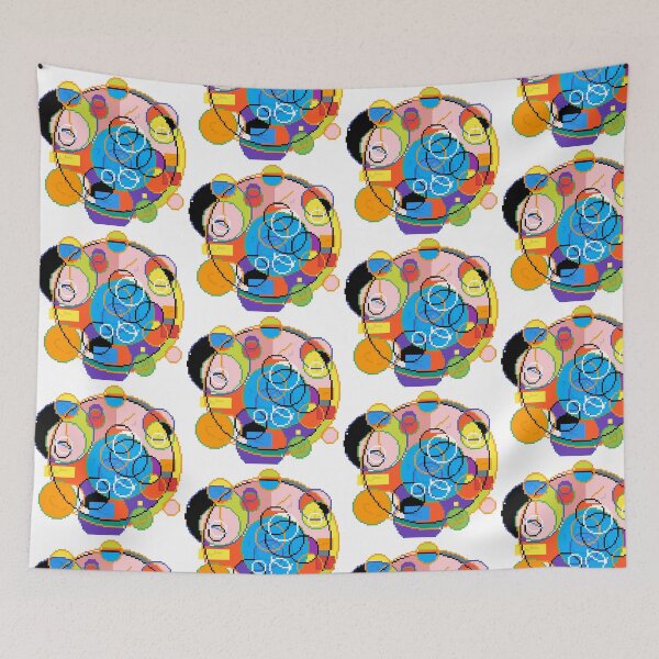 Item preview, COLORFUL CRAZY ART designed and sold by bahiarosa.