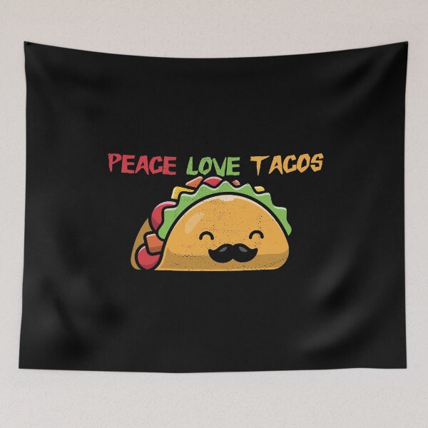 Item preview, Peace Love Tacos Funny Sarcastic Distressed  designed and sold by artworkbyrihen.