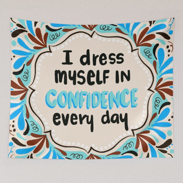 Item preview, I wear confidence every day (Cool) designed and sold by printmesomecolo.