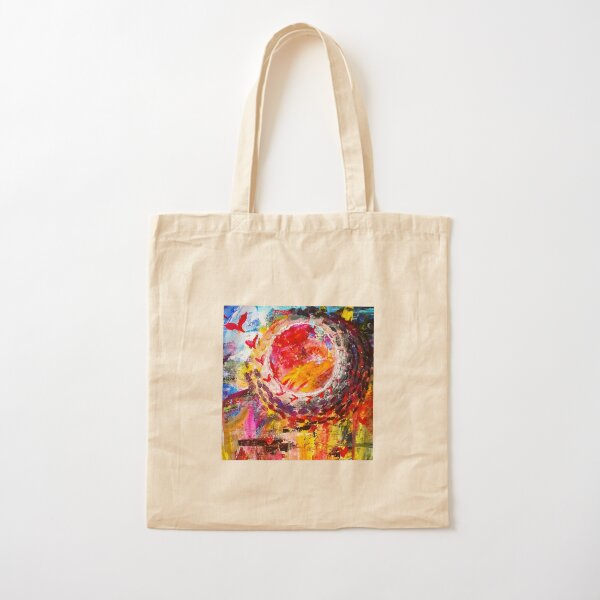 Abstract flying love Cotton Tote Bag