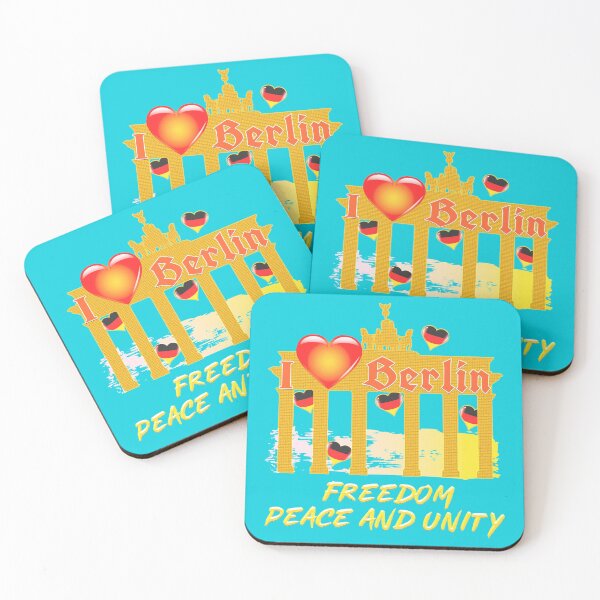Item preview, I love Berlin Brandenburg Gate - Freedom Peace and Unity designed and sold by JediJR.