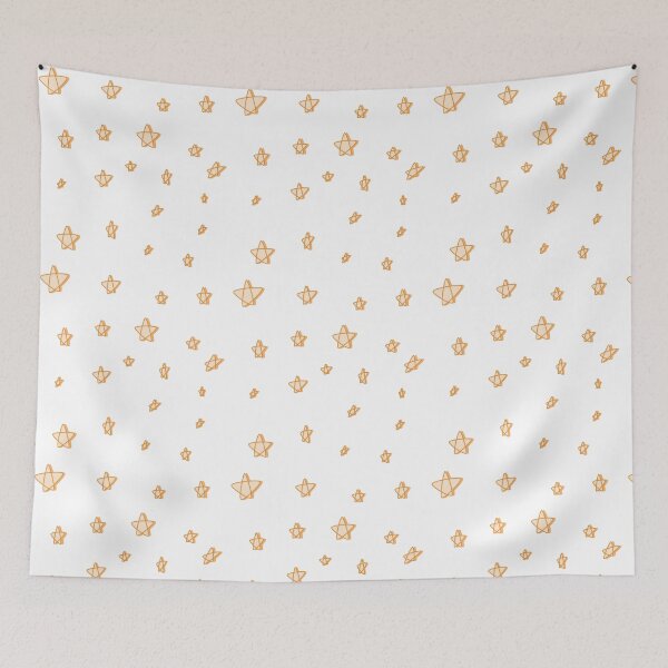 Item preview, Orange Pastel Stars with Shadow designed and sold by Arexus.
