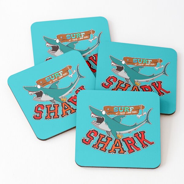 Item preview, Surf with shark designed and sold by Breizh-Korser.