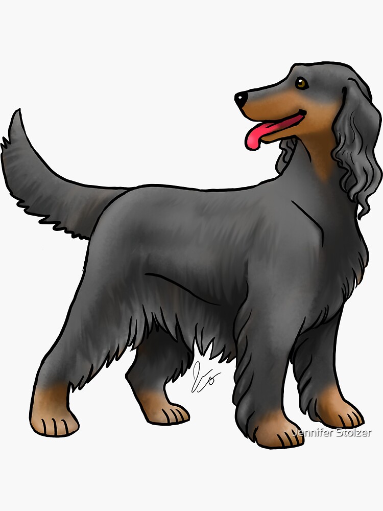 Irish Setter - Black and Tan by jameson9101322