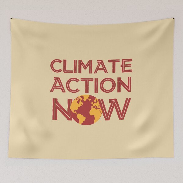 Item preview, Climate Action Now (red) - Strike to Save the Earth and Environment designed and sold by gimmesometees.