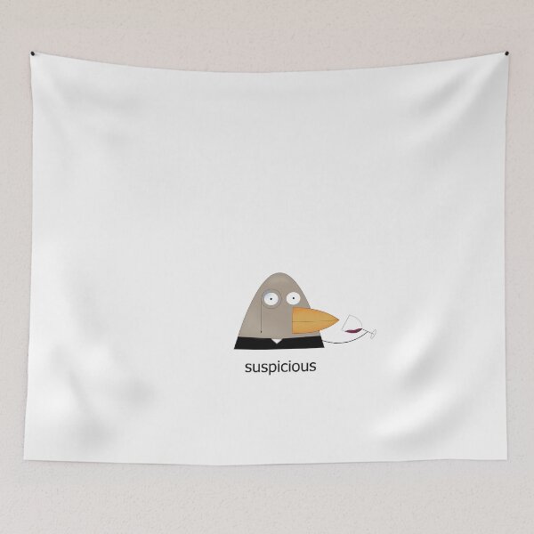 Item preview, suspicious bird designed and sold by BreadCrumbBird.