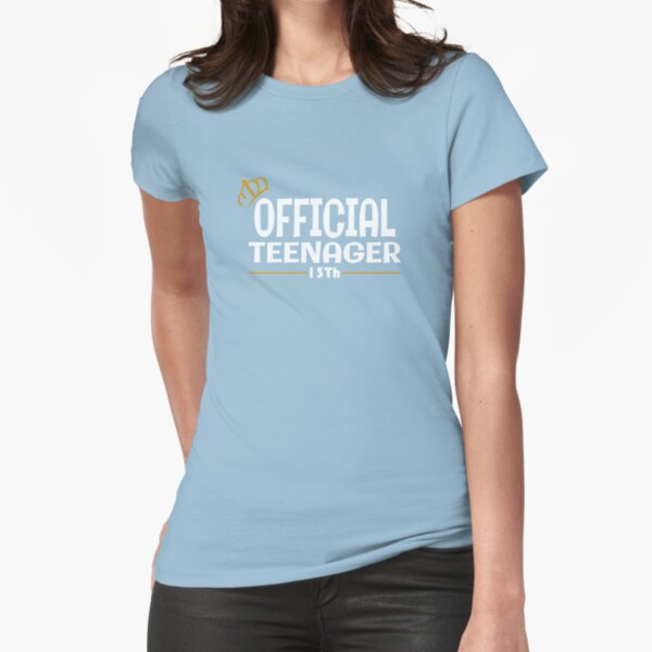 Adolescente oficial 13º - Corona del niño Camiseta entallada