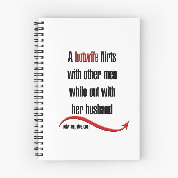 Item preview, A hotwife flirts with other men while out with her husband designed and sold by hotwifequotes.