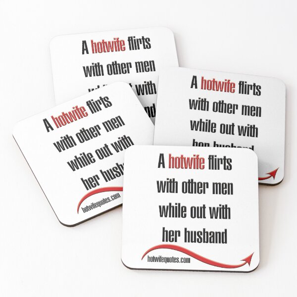 Item preview, A hotwife flirts with other men while out with her husband designed and sold by hotwifequotes.