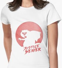 Justice Beaver Women's Fitted T-Shirt