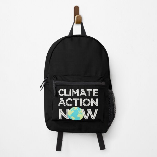 Item preview, Climate Action Now (white, light blue & green) - Strike to Save the Earth and Environment designed and sold by gimmesometees.