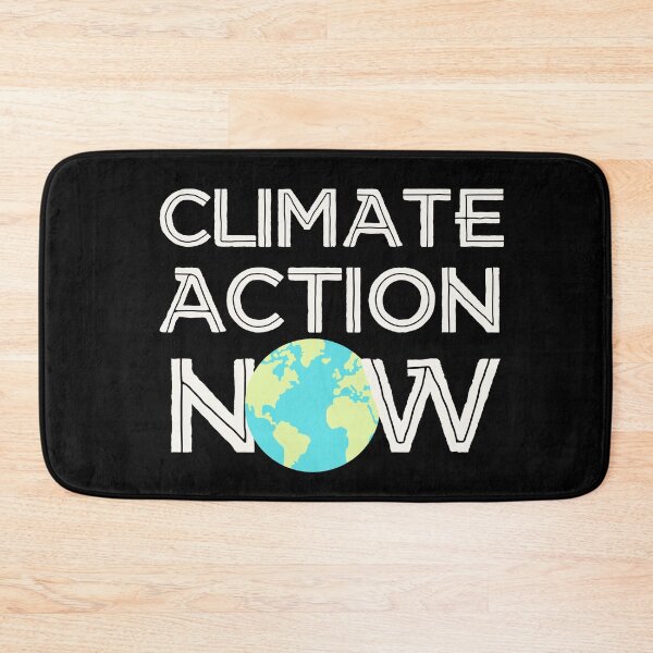 Item preview, Climate Action Now (white, light blue & green) - Strike to Save the Earth and Environment designed and sold by gimmesometees.