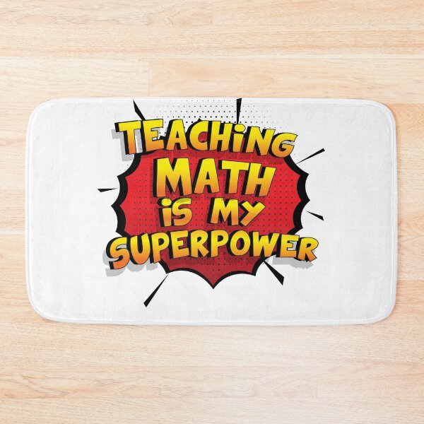 Artikelvorschau, Teaching Math ist mein Superpower Lustiges Teaching Math Designgeschenk entworfen und verkauft von Custom365.