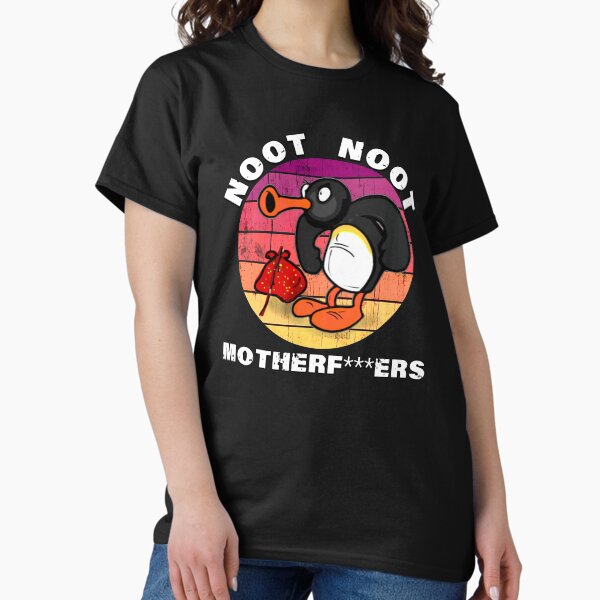 Vista previa del artículo con la obra «noot noot pingu camisetas», diseñado y vendido por TopDesignArt.