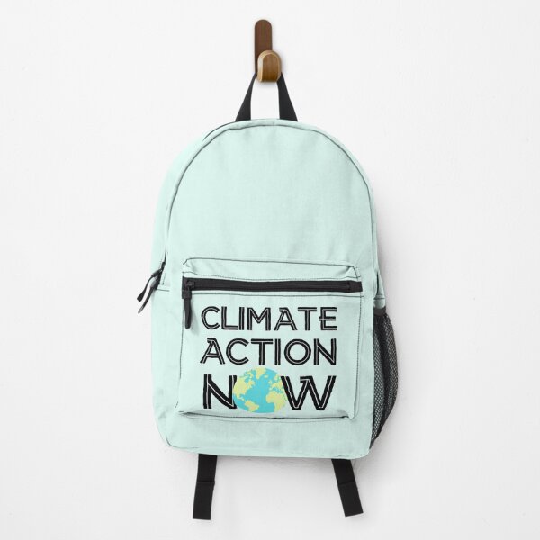 Item preview, Climate Action Now (black, light blue & green) - Strike to Save the Earth and Environment designed and sold by gimmesometees.